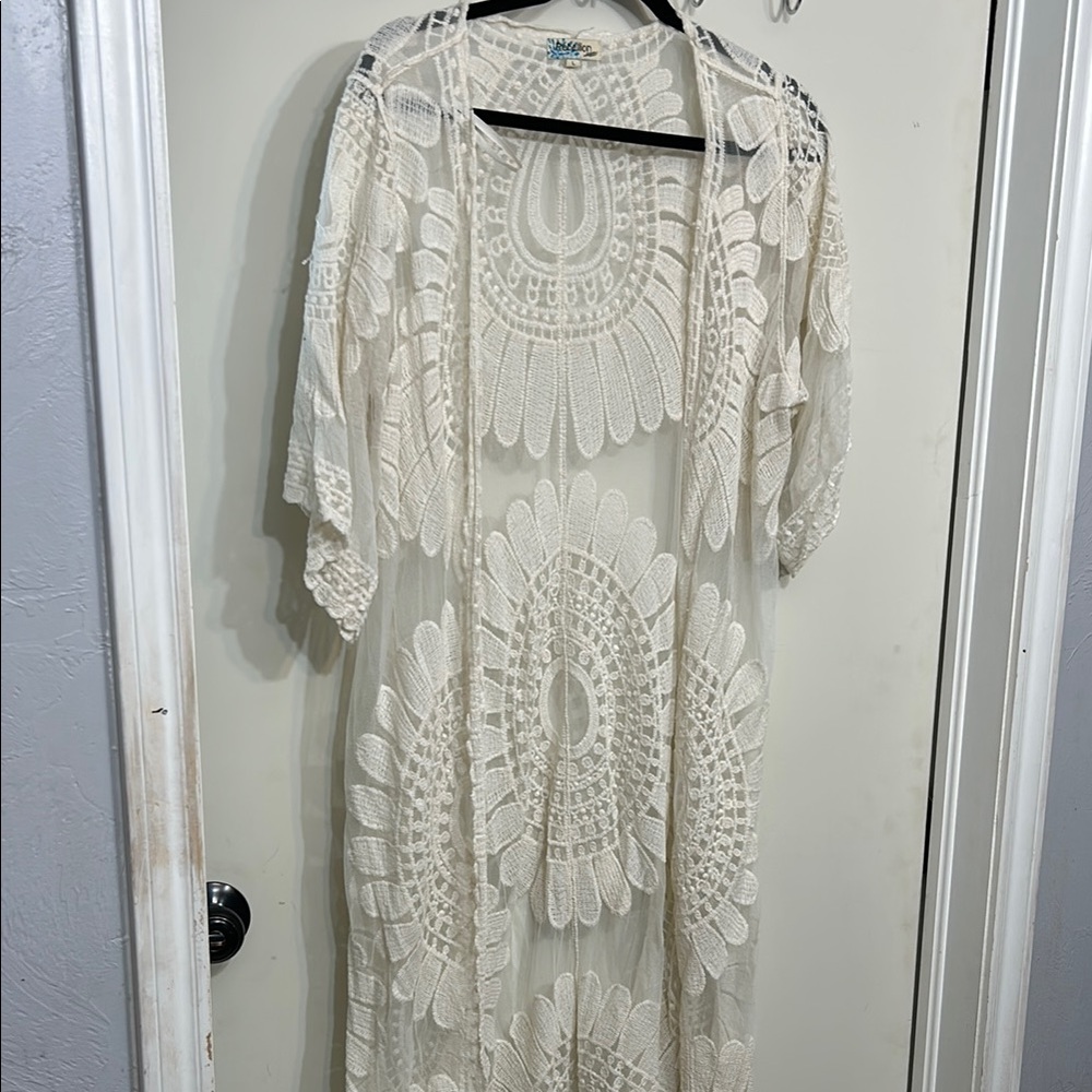 Bohemian Lace Kimono Cardigan